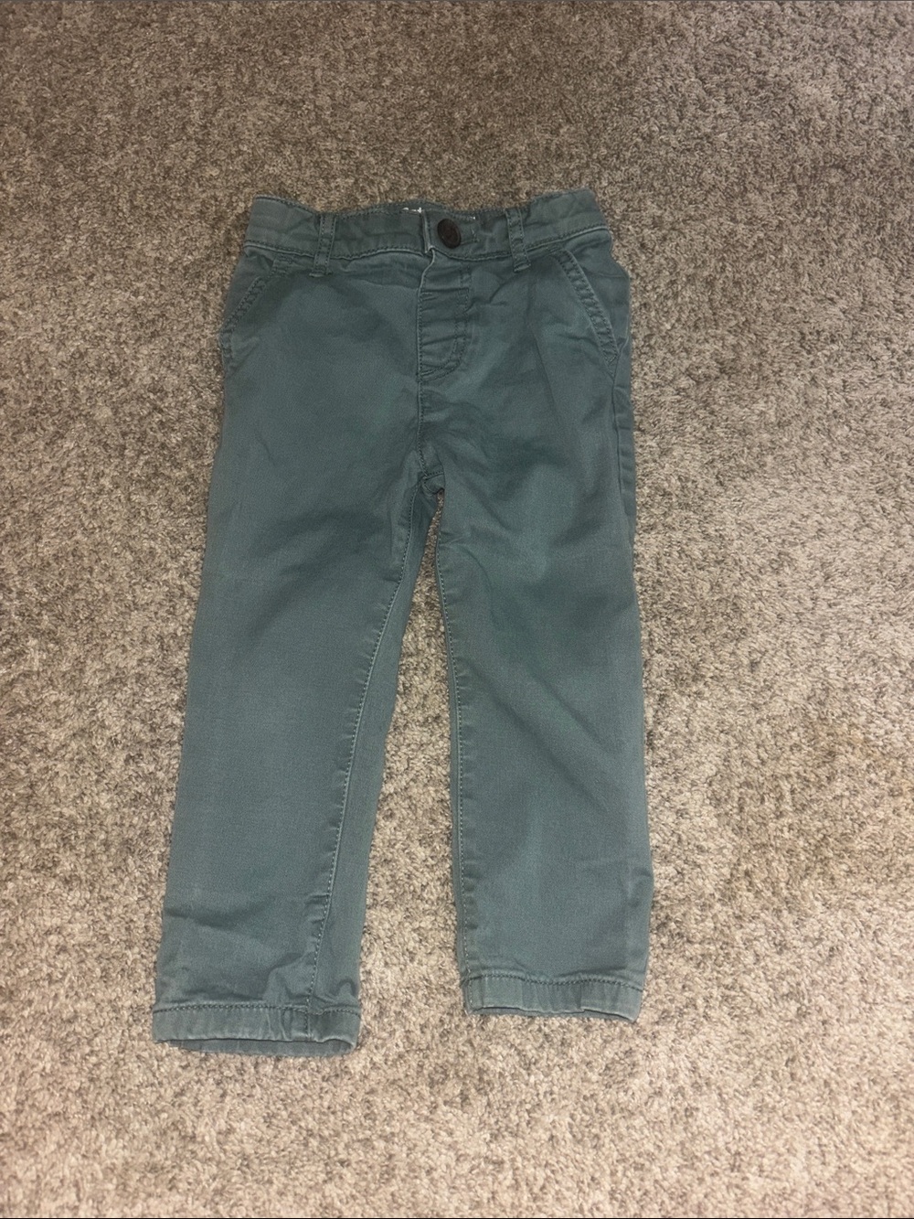 Cat & Jack Teal Green Kids Chino Pants